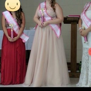 Light Peach Prom/Pageant Dress